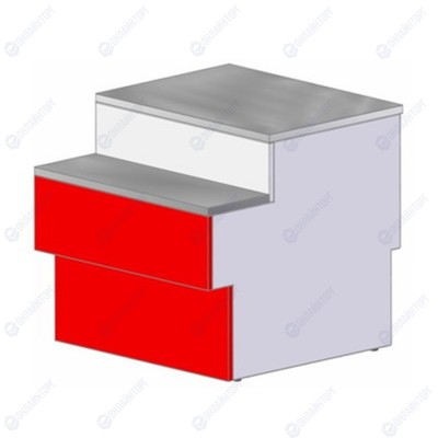 Прилавок Илеть Cube (760) расчетно-кассовый неохлаждаемый