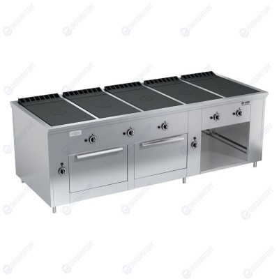 ПЛИТА ГАЗОВАЯ ВУЛКАН-HEIDEBRENNER ПРГ-IIA-5С 2ДШ Maxi АРТ.82532 (промышленная)