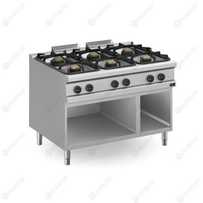 ПЛИТА 6 КОНФОРОЧН.900 СЕР. APACH APRG-129P/PL (6 конфорок) (газовая)