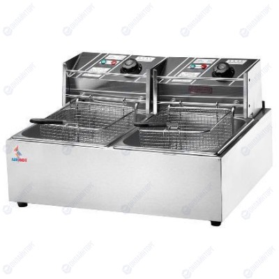 ФРИТЮРНИЦА AIRHOT EEF6+6 (2 секции) (электрическая)