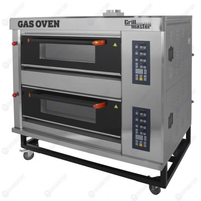 ШКАФ ПЕКАРСКИЙ GRILL MASTER ШЖГ/2 (+400C)  (4 ПРОТИИВНЯ, С ПАРОУВЛАЖНЕНИЕМ) 13086 (газовый)