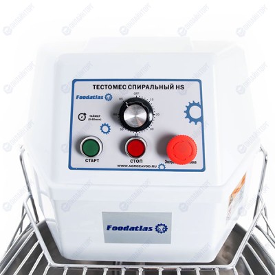 Тестомес спиральный HS-30 Foodatlas Eco 220В