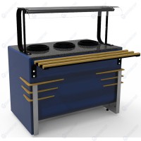 Мармит для первых блюд (3 супницы 10л) RМ12DS(10) Case 1105x700x1290(8...