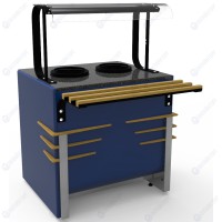 Мармит для первых блюд (2 супницы 10л) RМ11DS(10) Case 805x700x1290(83...