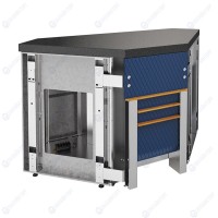 Прилавок нейтральный угловой 90 внутренний RU20AS90 Case 1430х680х830м...