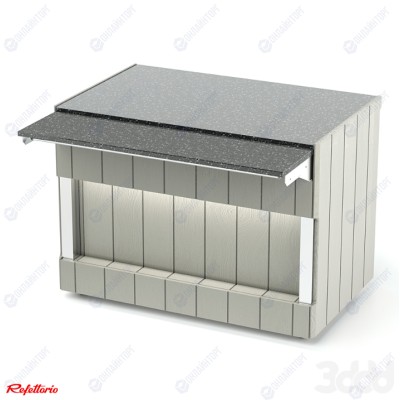 Прилавок нейтральный без полки RN11BS Capital 805x700x830мм