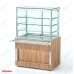 Витрина тепловая (статика) с дверками раздачи (3 полки) RH22A Capital 1105x700x1700(860)мм