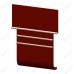 Комплект фасадов лицевой б/отверстий для нейтральных прилавков Case - 505