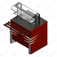 Мармит для первых блюд (2 супницы 5л) RМ11DS(5) Case 805x700x1290(830)...