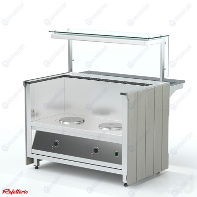 Мармит для первых блюд RM11AS Capital 805x700x1255(830)мм