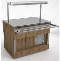Прилавок нейтральный пристенный RN40AP ШС Capital 505x740x1380(860)мм