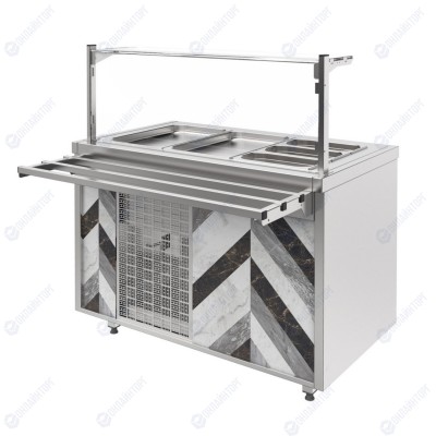 Прилавок холодильный RCC13A City 1505x700x1265(860) h=100мм