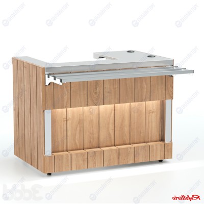 Прилавок кассовый правый RT1AR Capital 1105x700x860мм