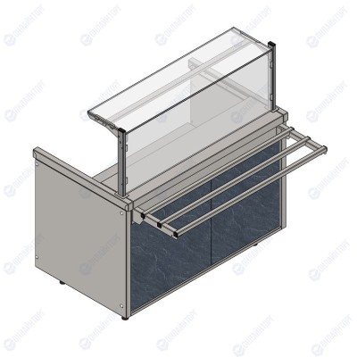 Мармит для первых блюд RCM12A City 1105x700x1265(860)мм