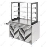 Витрина нейтральная открытая (3 полки) RCC23AN City 1500x700x1700(860)...