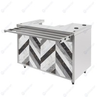 Прилавок кассовый правый RCT1AR City 1105x700x860мм