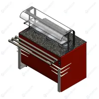 Мармит для первых блюд (3 супницы 5л) RМ12DS(5) Case 1105x700x1290(830...