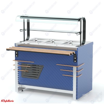 Прилавок холодильный RC12A Case 1105x700x1320(860) h=100мм