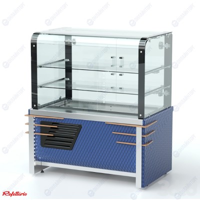 Витрина кондитерская холодильная закрытая (2 полки) RC32A Case 1105х700х1320(630)мм