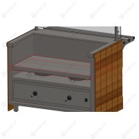 Полка для мармита RM13A, RM13AS