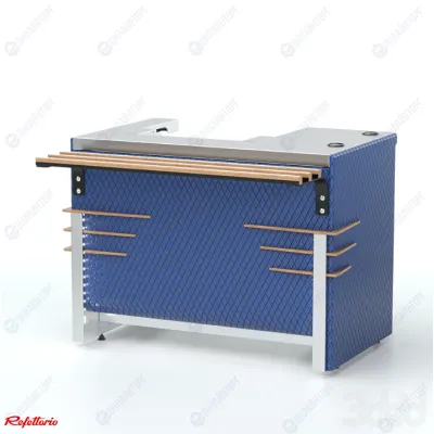 Прилавок кассовый правый RТ1АR Case 1105x700x860мм