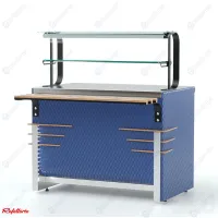 Прилавок нейтральный RN12A Case 1105х700х1320(860)мм
