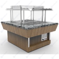 Мармит для вторых блюд сдвоенный RМ41S2 ШС Capital 805х1715х1465(830)м...