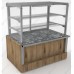 Витрина нейтральная с дверками раздачи (3 полки) RC23ASN Capital 1505x700x1670(830)мм