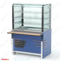Витрина холодильная с дверками раздачи (3 полки) RC43A Case 1505х700х1...