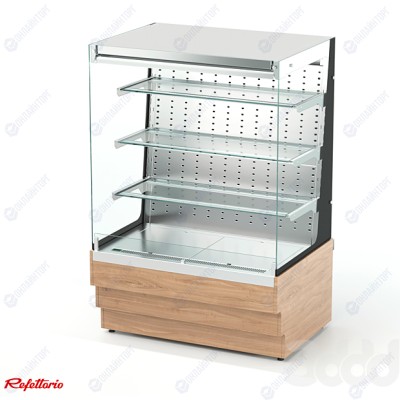 Витрина кондитерская холодильная открытая пристенная (3 полки) RKC21A PO Crystal 950x700x1455мм