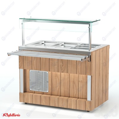 Прилавок холодильный RC12A Capital 1105x700x1255(860) h=100мм