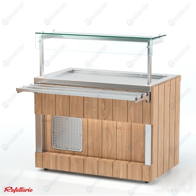 Прилавок холодильный RC12A Capital 1105x700x1255(860) h=20мм