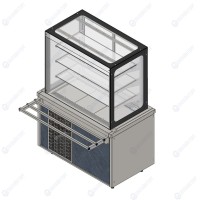 Витрина холодильная закрытая (3 полки) RCC23A City 1505x700x1700(860)м...