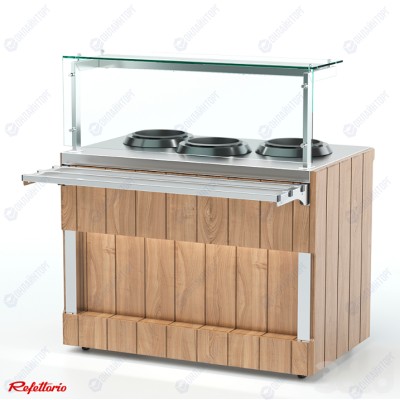 Мармит для первых блюд  (3 супницы 10л) RM12D(10) Capital 1105x700x1255(860)мм