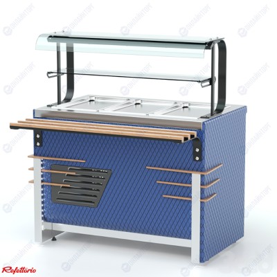 Прилавок холодильный RC12A Case 1105x700x1320(860) h=20мм
