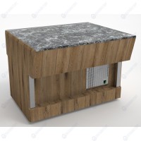 Прилавок нейтральный пристенный без полки RN41SPB ШС Capital 805x910x8...