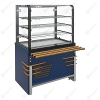 Витрина холодильная с дверками раздачи (3 полки) RС41AS Case 805х700х1...