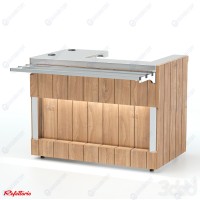 Прилавок кассовый левый RT1AL Capital 1105x700x860мм