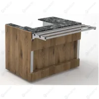 Прилавок кассовый правый RT1ARS Capital 1105x700x830мм
