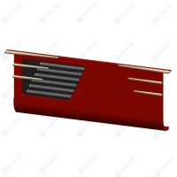 Комплект фасадов лицевой для кондитерской холодильной витрины Case - 8...