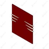 Фасад боковой для прилавка кассового Г-образного левого Case - A