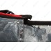 Термосумка на 9-10 пицц 350х350х500 мм фольгированная красная с вентиляцией