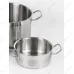 КАСТРЮЛЯ 2л нерж.тройное дно d=190 h=80,  ИНДУКЦИЯ, LUXSTAHL