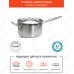 СОТЕЙНИК 5,1л нерж.тройное дно d=220 h=135, с двумя ручками, ИНДУКЦИЯ, LUXSTAHL
