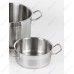 КАСТРЮЛЯ 11л нерж.тройное дно d=295 h=185, ИНДУКЦИЯ, LUXSTAHL