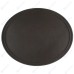 Поднос прорезиненный овальный 680х460х45 мм коричневый [2700CT Brown]