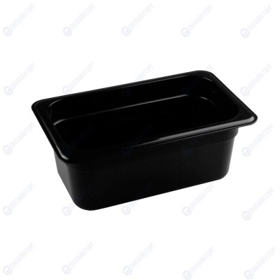 Гастроемкость из полипропилена без крышки GN 1/4 265х162х100 мм черная [422101613]