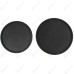 Поднос прорезиненный круглый 350х25 мм черный [1400CT Black]