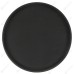 Поднос прорезиненный круглый 350х25 мм черный [1400CT Black]