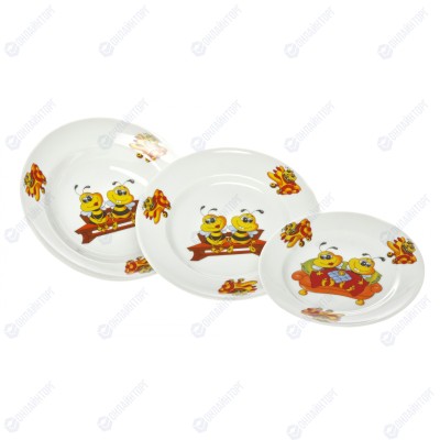 Тарелка мелкая 200 мм Пчелы